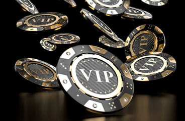 Black VIP Chips Free Falling